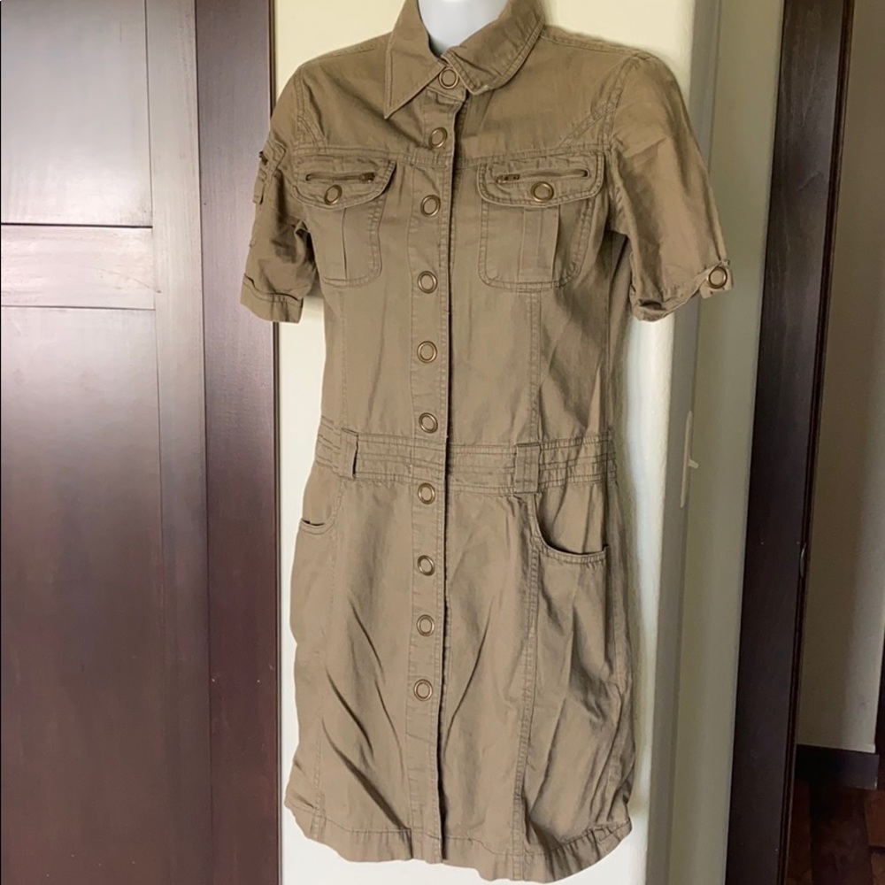 Button Front Dress